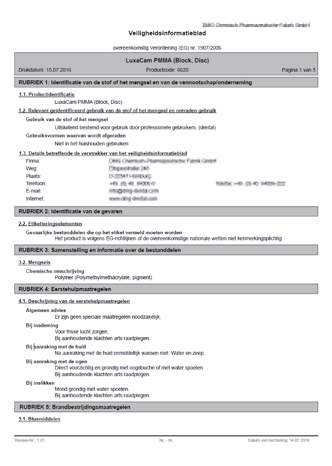 MSDS Blad1